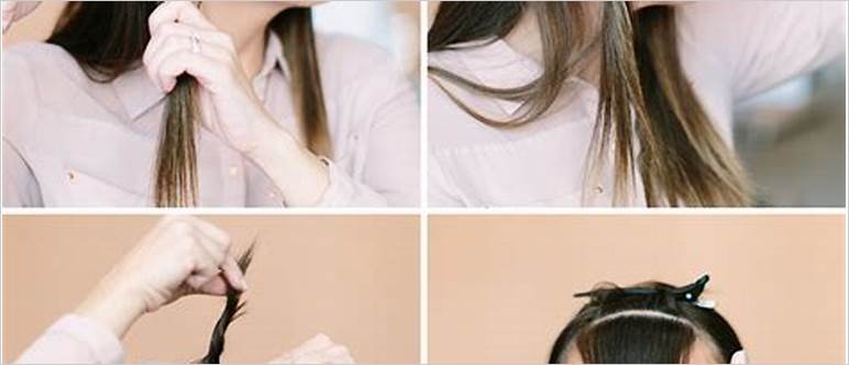 How to thicken bangs